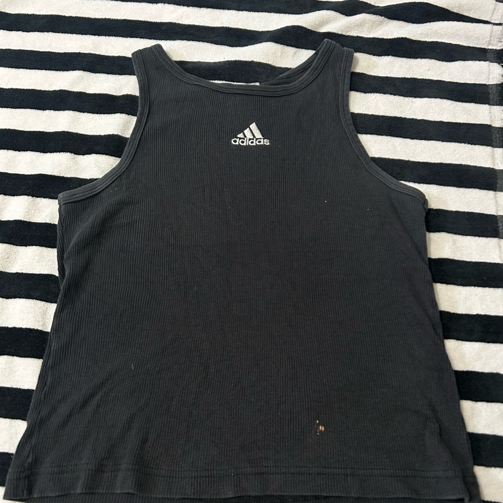 Adidas Charcoal Sleeveless Top